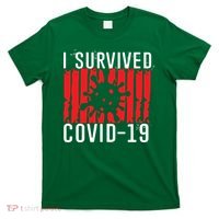 I Survived Covid19 Distressed T-Shirt thumb 0
