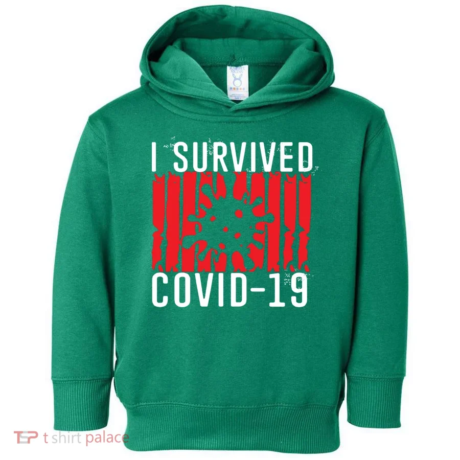 I Survived Covid19 Distressed Toddler Hoodie