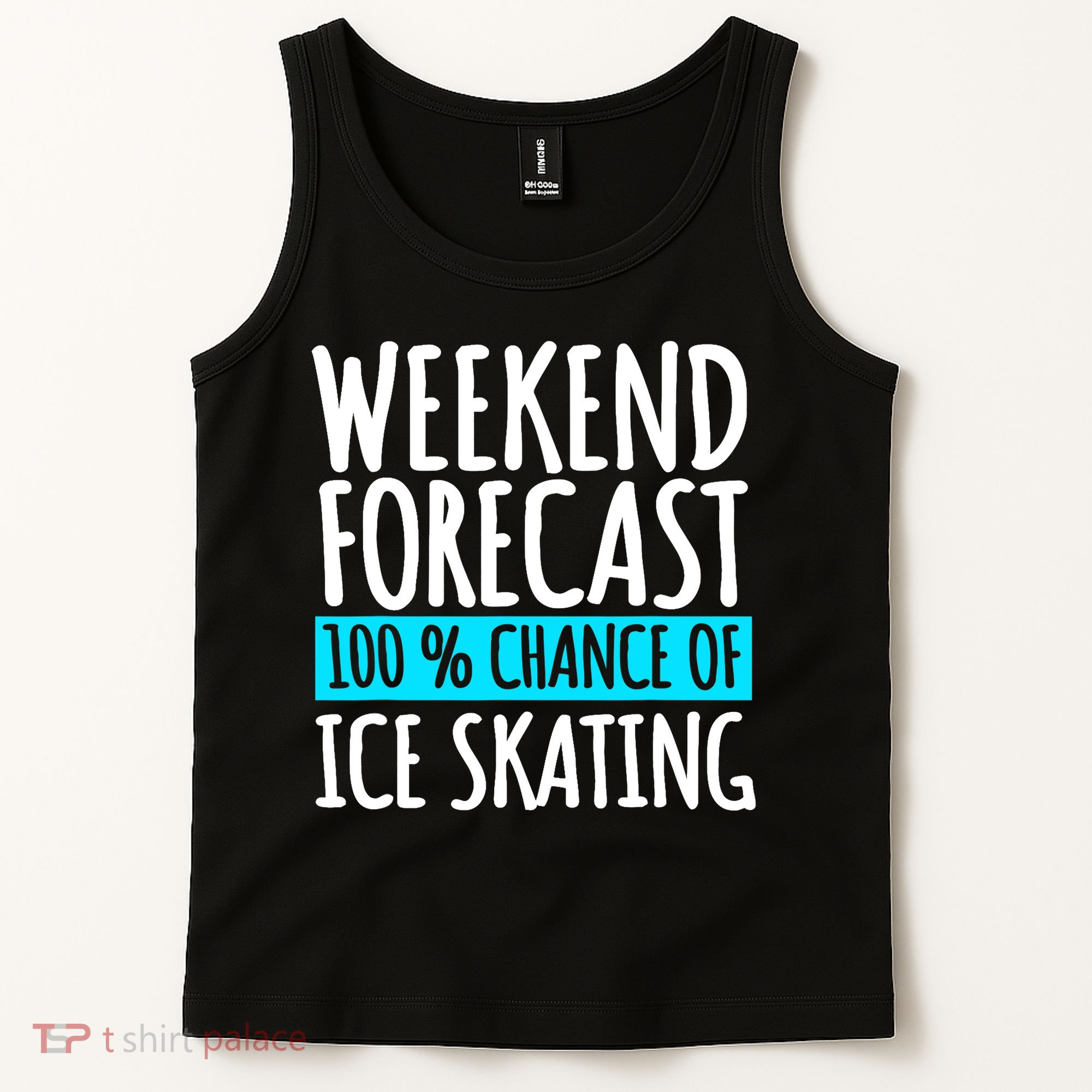 Ice Skating Coach Figure Skater Skates Sport Tank Top