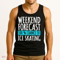 Ice Skating Coach Figure Skater Skates Sport Tank Top thumb 3