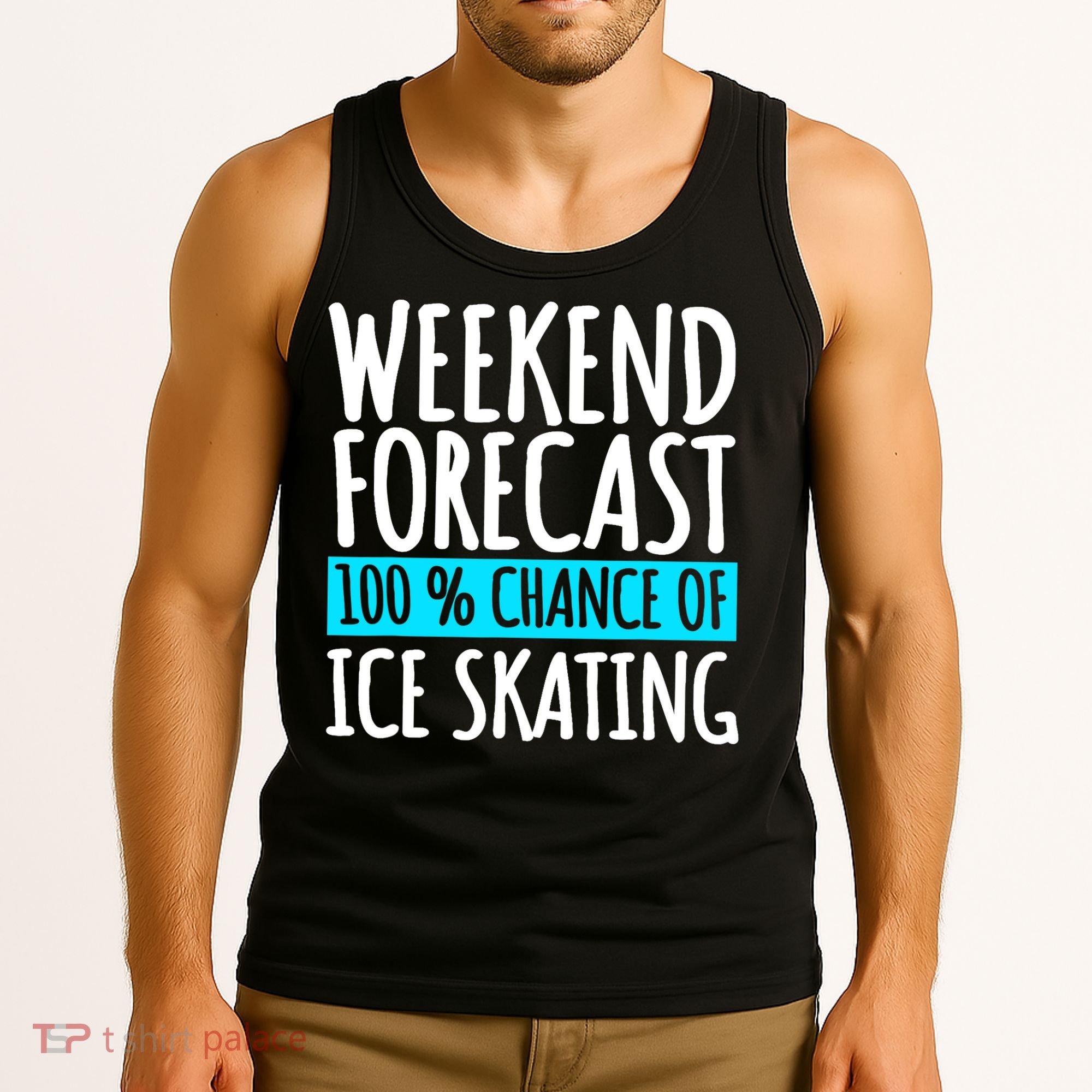Ice Skating Coach Figure Skater Skates Sport Tank Top