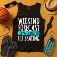 Ice Skating Coach Figure Skater Skates Sport Tank Top thumb 4