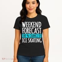 Ice Skating Coach Figure Skater Skates Sport Women's T-Shirt thumb 4
