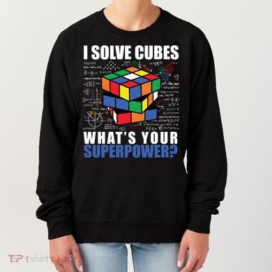 I Solve Cubes What's Your Superpower Women's Sweatshirt