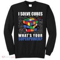 I Solve Cubes What's Your Superpower Sweatshirt thumb 0