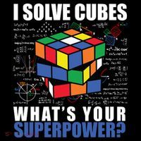 I Solve Cubes What's Your Superpower Sweatshirt thumb 3