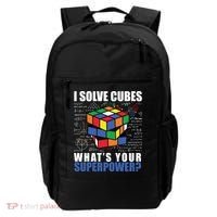 I Solve Cubes What's Your Superpower Backpack thumb 0