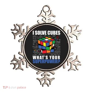 I Solve Cubes What's Your Superpower Ornament
