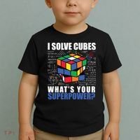 I Solve Cubes What's Your Superpower Toddler T-Shirt thumb 2
