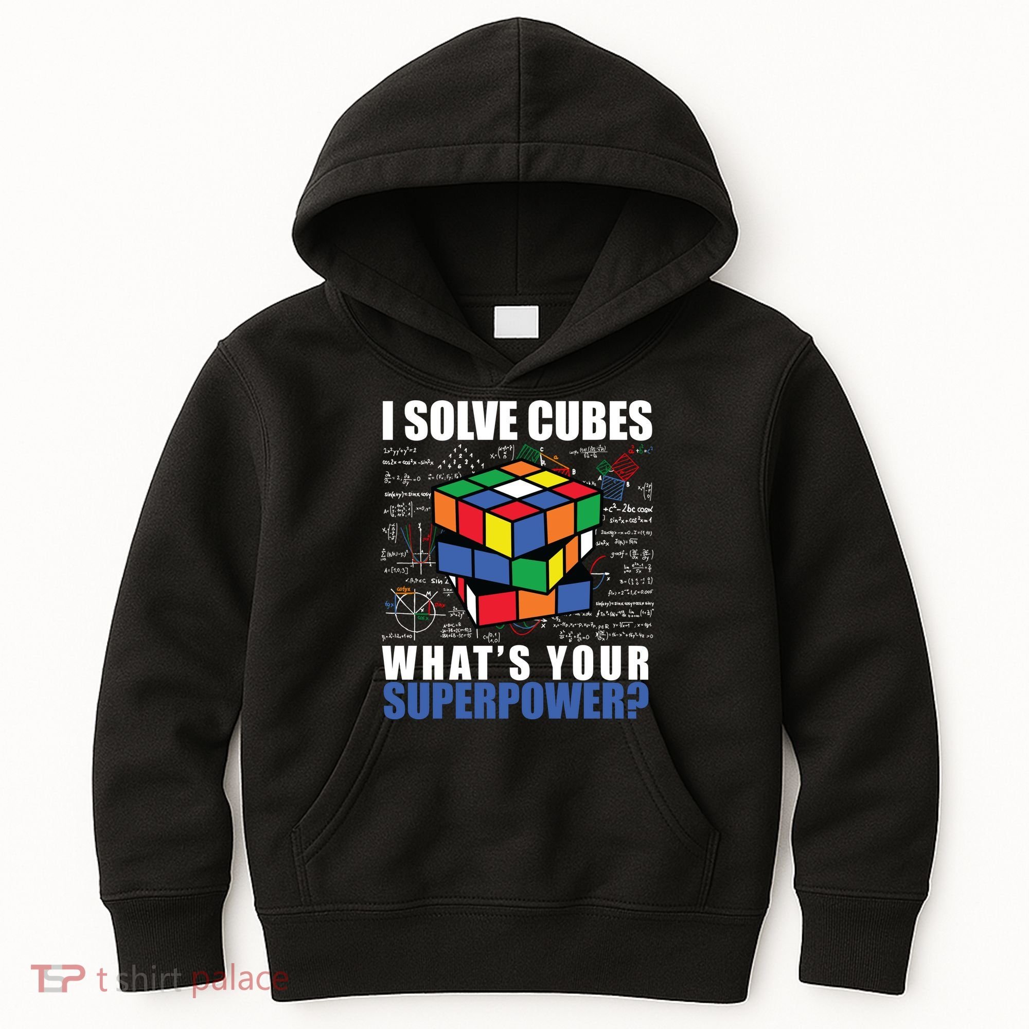 I Solve Cubes What's Your Superpower Kids Hoodie
