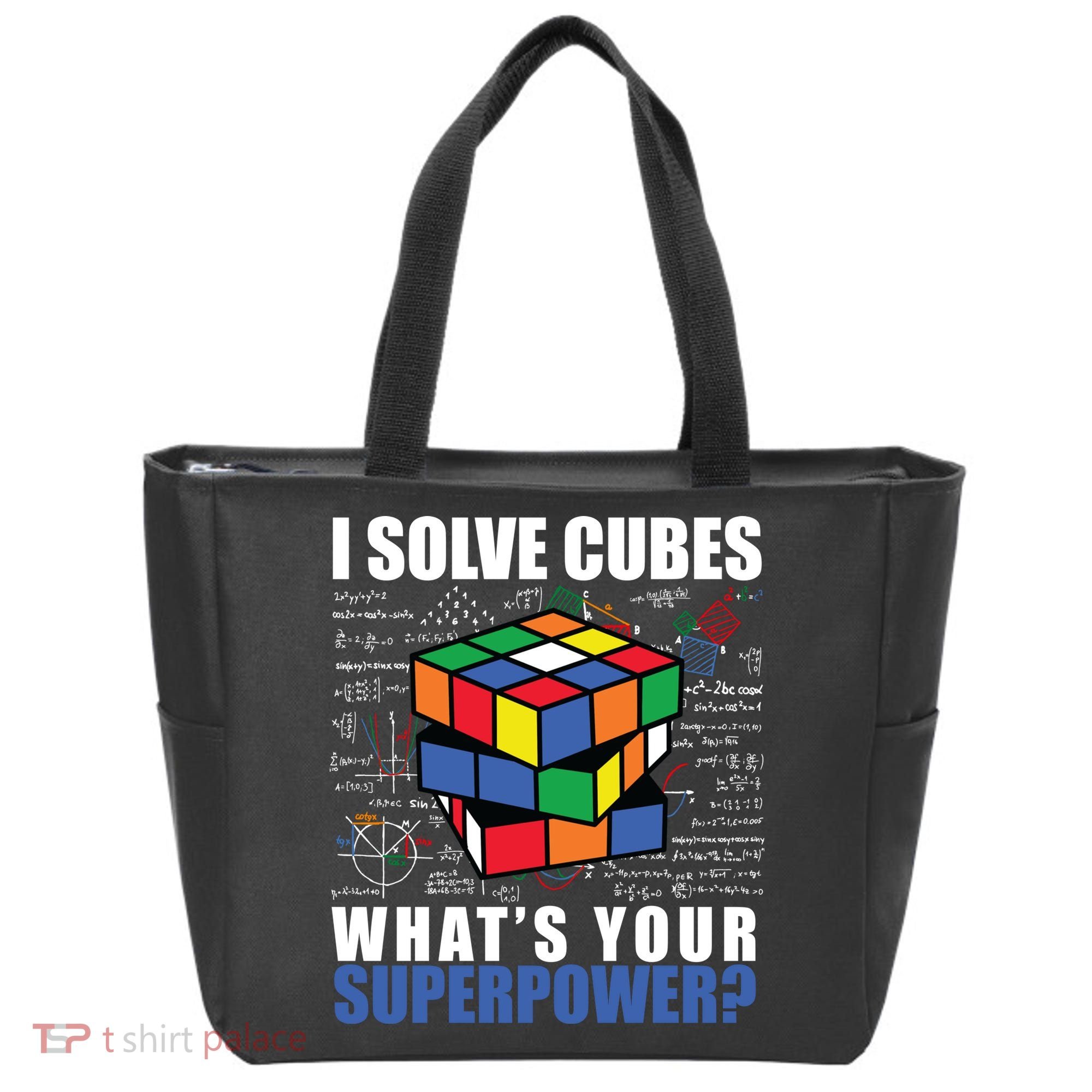 I Solve Cubes What's Your Superpower Tote Bag