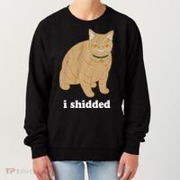 I Shidded Cat Funny Women's Sweatshirt thumb 0