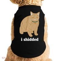 I Shidded Cat Funny Doggie Tank thumb 0