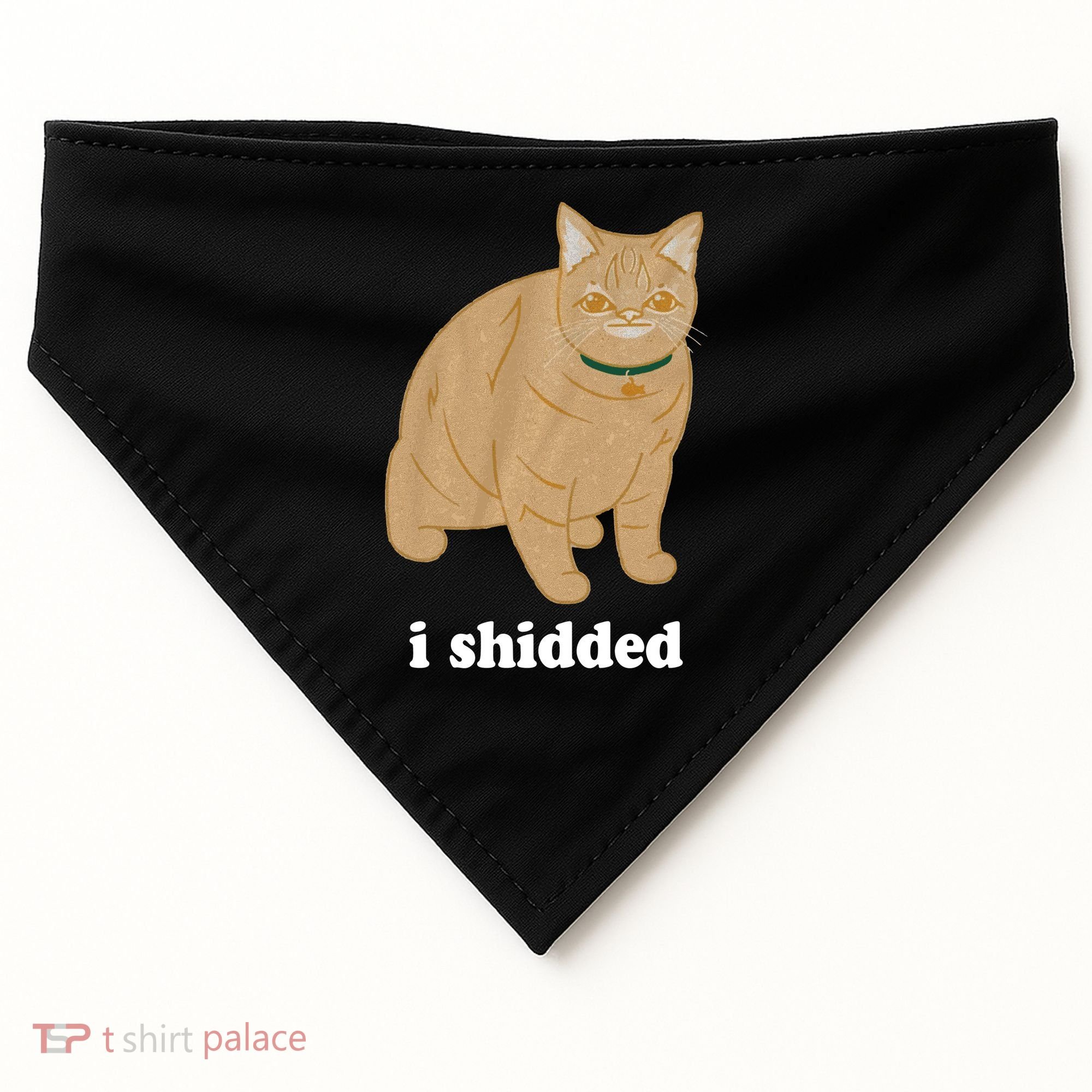 I Shidded Cat Funny USA-Made Doggie Bandana