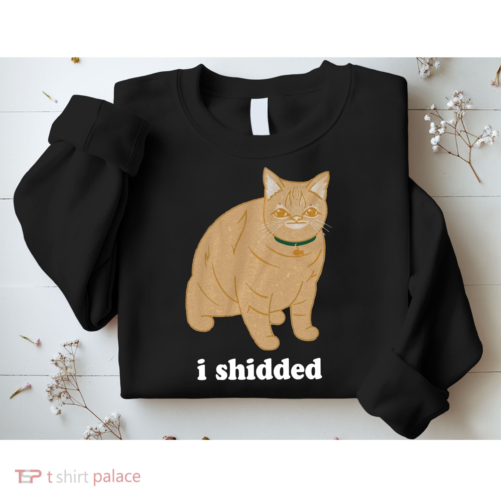 I Shidded Cat Funny Sweatshirt