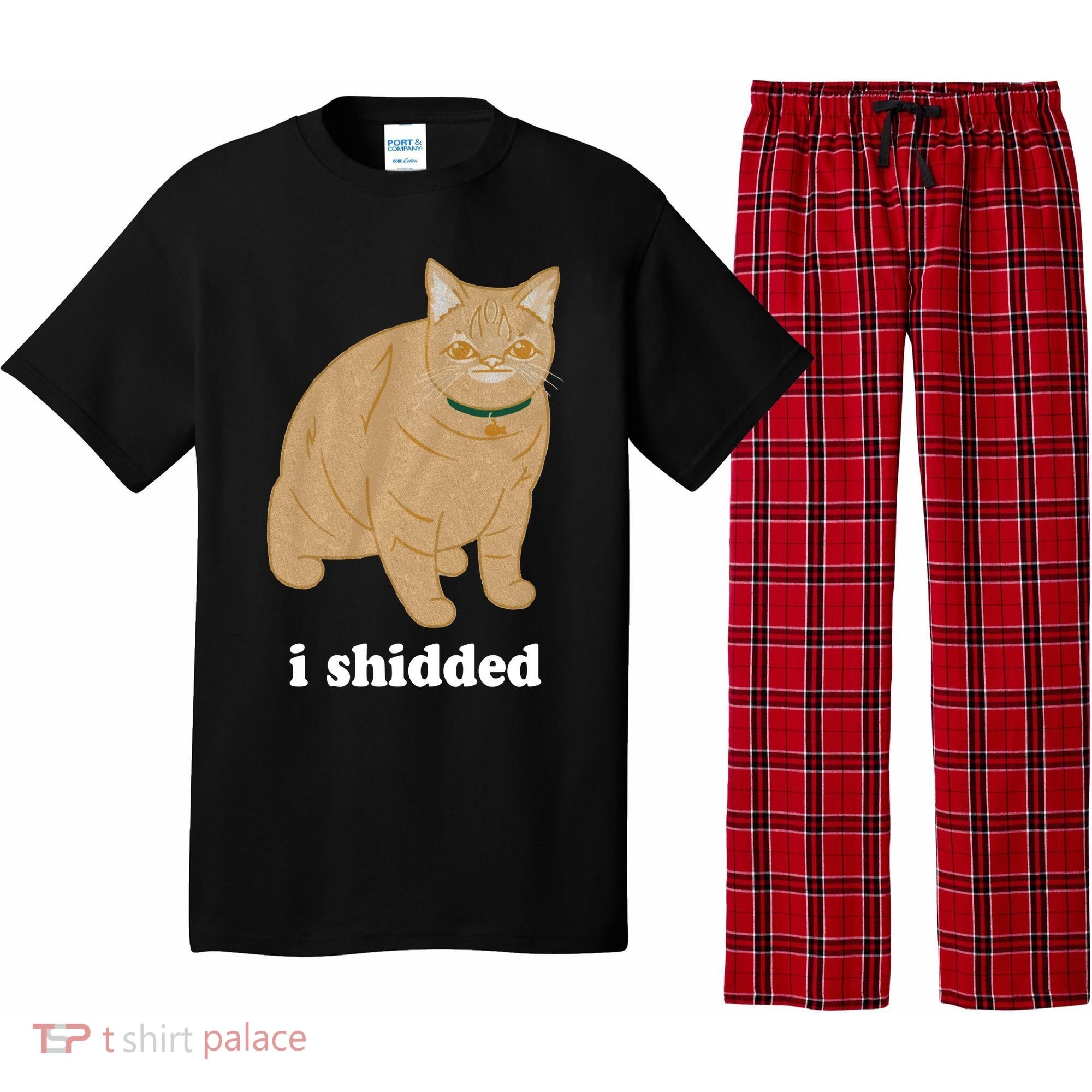 I Shidded Cat Funny Pajama Set