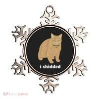 I Shidded Cat Funny Ornament thumb 0