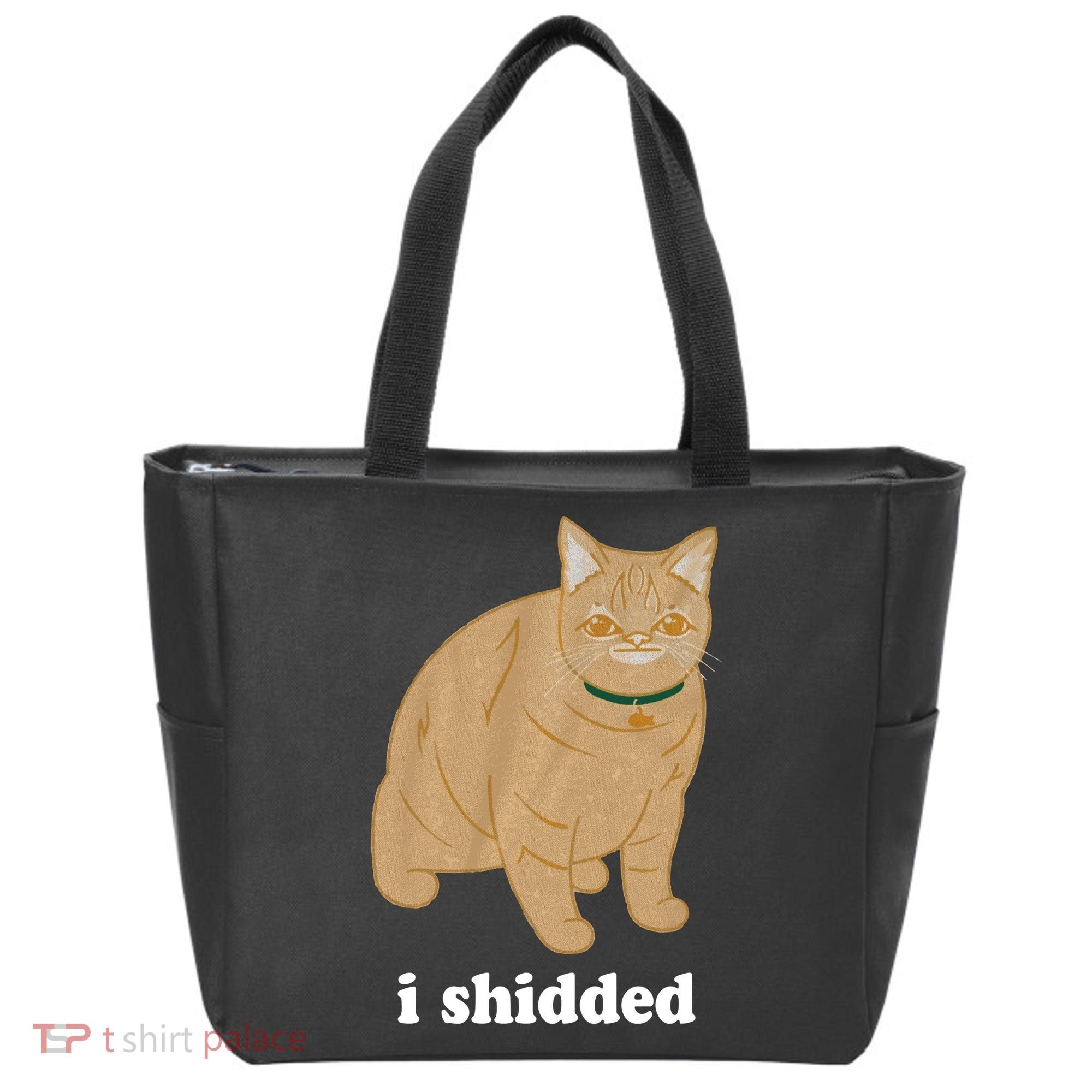 I Shidded Cat Funny Tote Bag