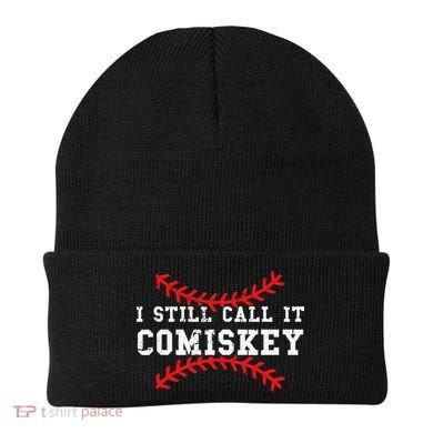 I Still Call It Comiskey Vintage Baseball Beanie
