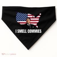 I Smell Commies, Ronald Reagan, Political Humor, President Reagan USA-Made Doggie Bandana thumb 0