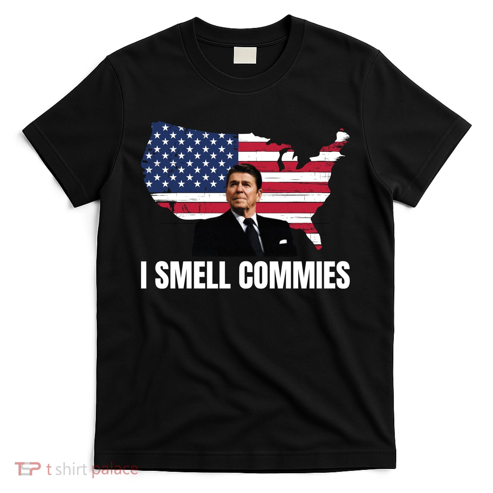 I Smell Commies, Ronald Reagan, Political Humor, President Reagan T-Shirt