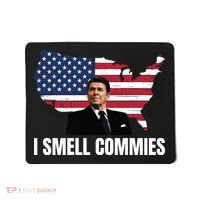 I Smell Commies, Ronald Reagan, Political Humor, President Reagan Mousepad thumb 0