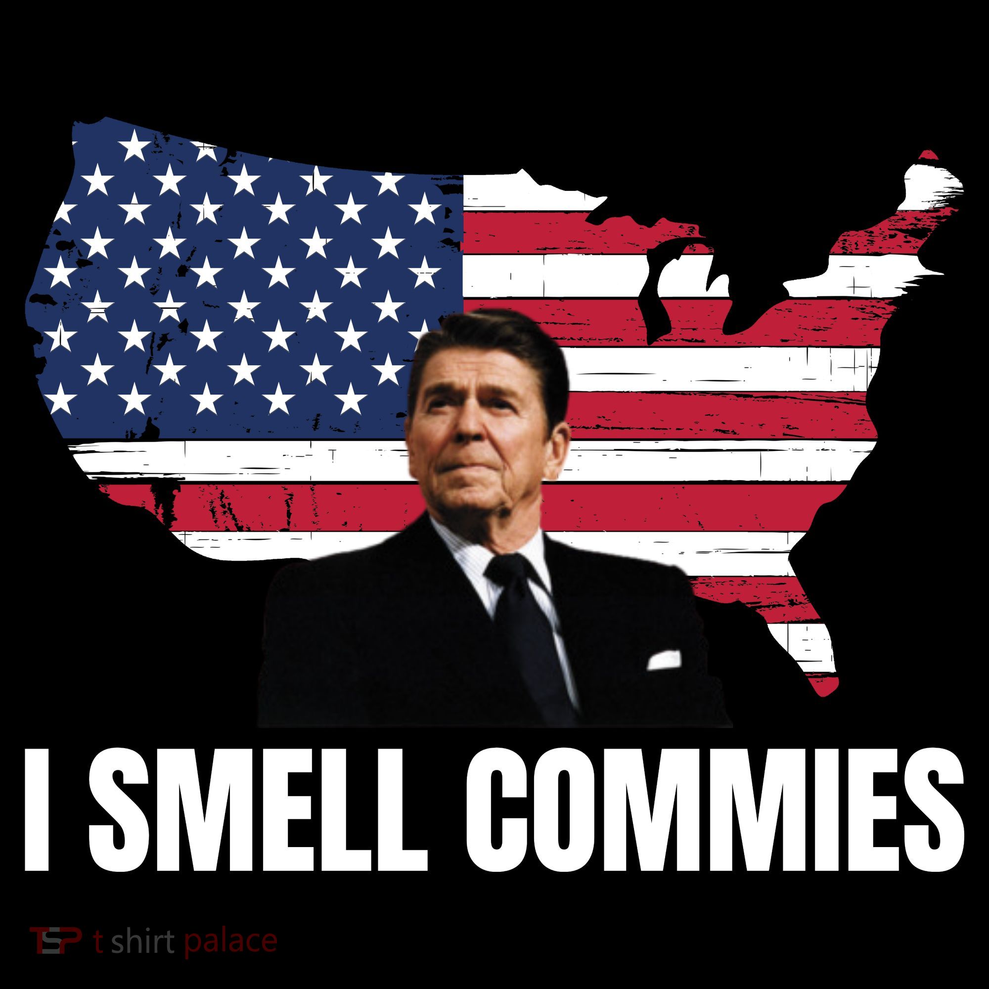 I Smell Commies, Ronald Reagan, Political Humor, President Reagan Mousepad