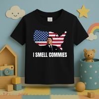 I Smell Commies, Ronald Reagan, Political Humor, President Reagan Toddler T-Shirt thumb 3