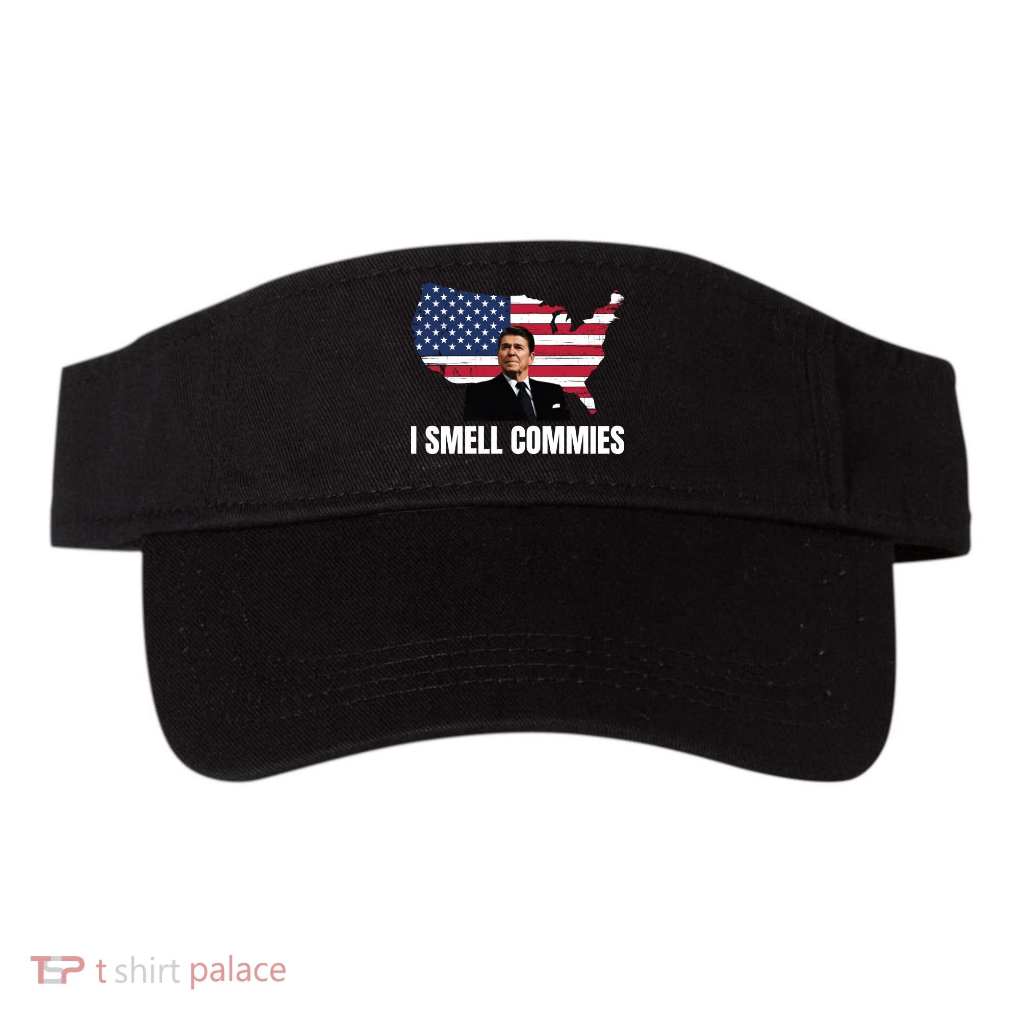 I Smell Commies, Ronald Reagan, Political Humor, President Reagan Visor