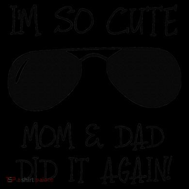 I'm so cute mom & dad did it again Sister Day 16oz Travel Tumbler