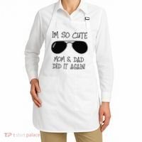 I'm so cute mom & dad did it again Sister Day Apron thumb 2