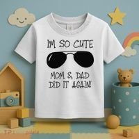 I'm so cute mom & dad did it again Sister Day Toddler T-Shirt thumb 3