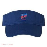 Ice Skating Dance Gift Support The Team Gift Funny Usa Flag Gift Visor thumb 0