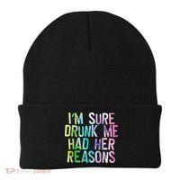 I'm Sure Drunk Me Had Her Reasons, Funny, Drinking, Love Beanie thumb 0