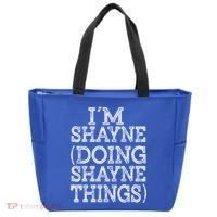 I'm Shayne Doing Shayne Things Family Reunion First Name Cool Gift Tote Bag thumb 0