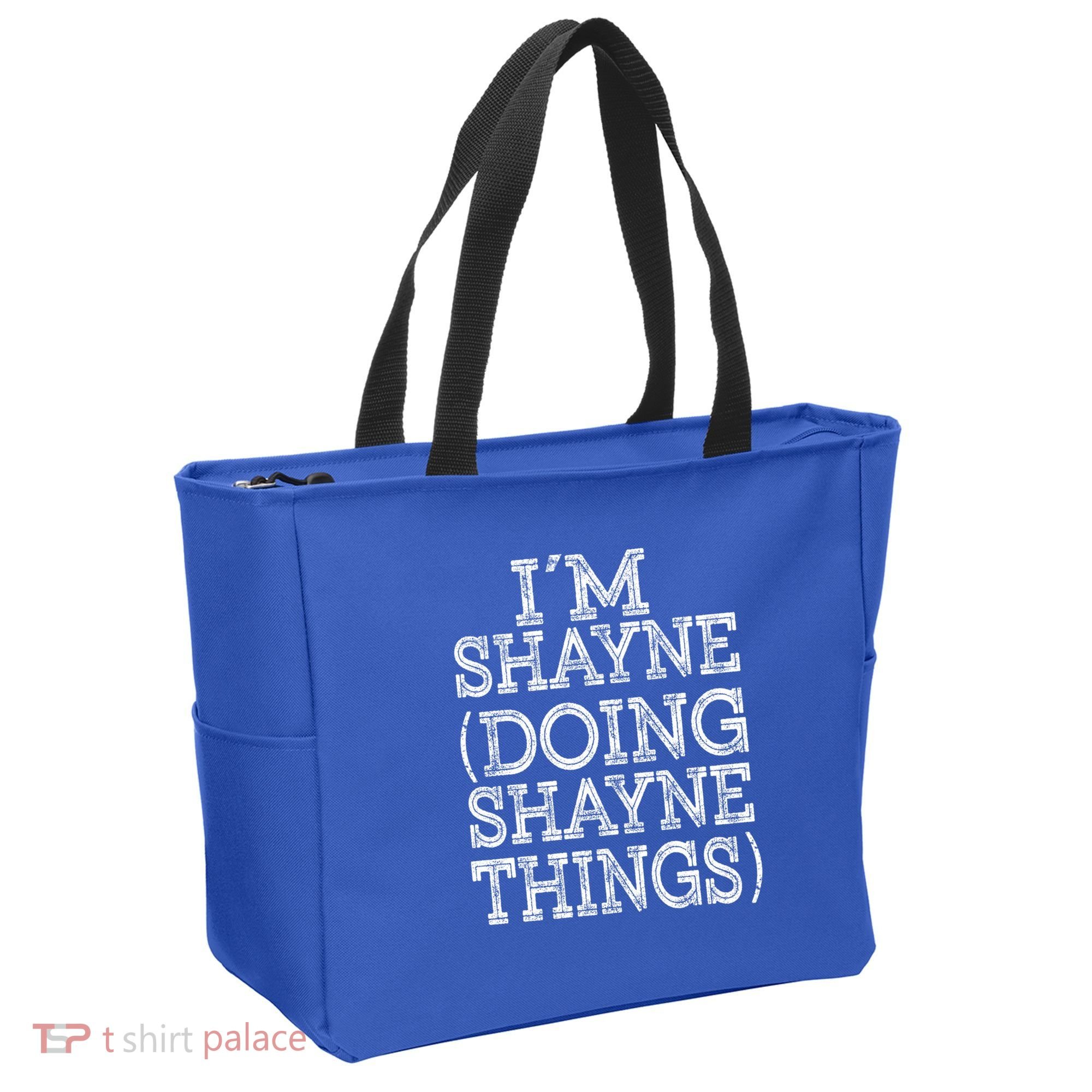 I'm Shayne Doing Shayne Things Family Reunion First Name Cool Gift Tote Bag