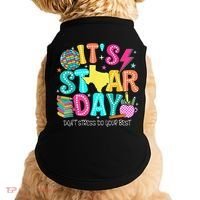 It's Staar Day Testing Day Exam Teachers State Testing Women Doggie Tank thumb 0