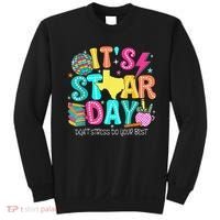 It's Staar Day Testing Day Exam Teachers State Testing Women Sweatshirt thumb 0