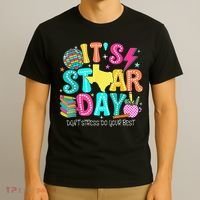 It's Staar Day Testing Day Exam Teachers State Testing Women T-Shirt thumb 3