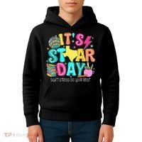 It's Staar Day Testing Day Exam Teachers State Testing Women Kids Hoodie thumb 4