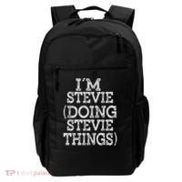 I'm Stevie Doing Stevie Things Family Reunion First Name Gift Backpack thumb 0