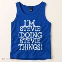 I'm Stevie Doing Stevie Things Family Reunion First Name Gift Tank Top thumb 2