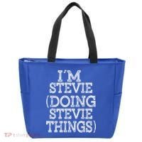I'm Stevie Doing Stevie Things Family Reunion First Name Gift Tote Bag thumb 0