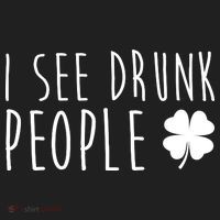 I See Drunk People Funny St Patrick's Day Hat thumb 2