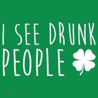 I See Drunk People Funny St Patrick's Day Women's Long Sleeve Shirt thumb 2