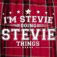 Im Stevie Doing Stevie Things Men's Flannel Plaid Pajama Pants thumb 2