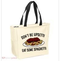 Italian Spaghetti DonT Be Upsetti Eat Some Spaghetti Tote Bag thumb 2