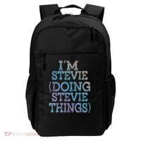 I'm Stevie Doing Stevie Things Family Reunion First Name Gift Backpack thumb 0
