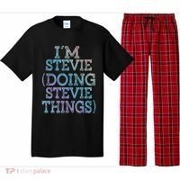 I'm Stevie Doing Stevie Things Family Reunion First Name Gift Pajama Set thumb 0