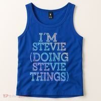 I'm Stevie Doing Stevie Things Family Reunion First Name Gift Tank Top thumb 2